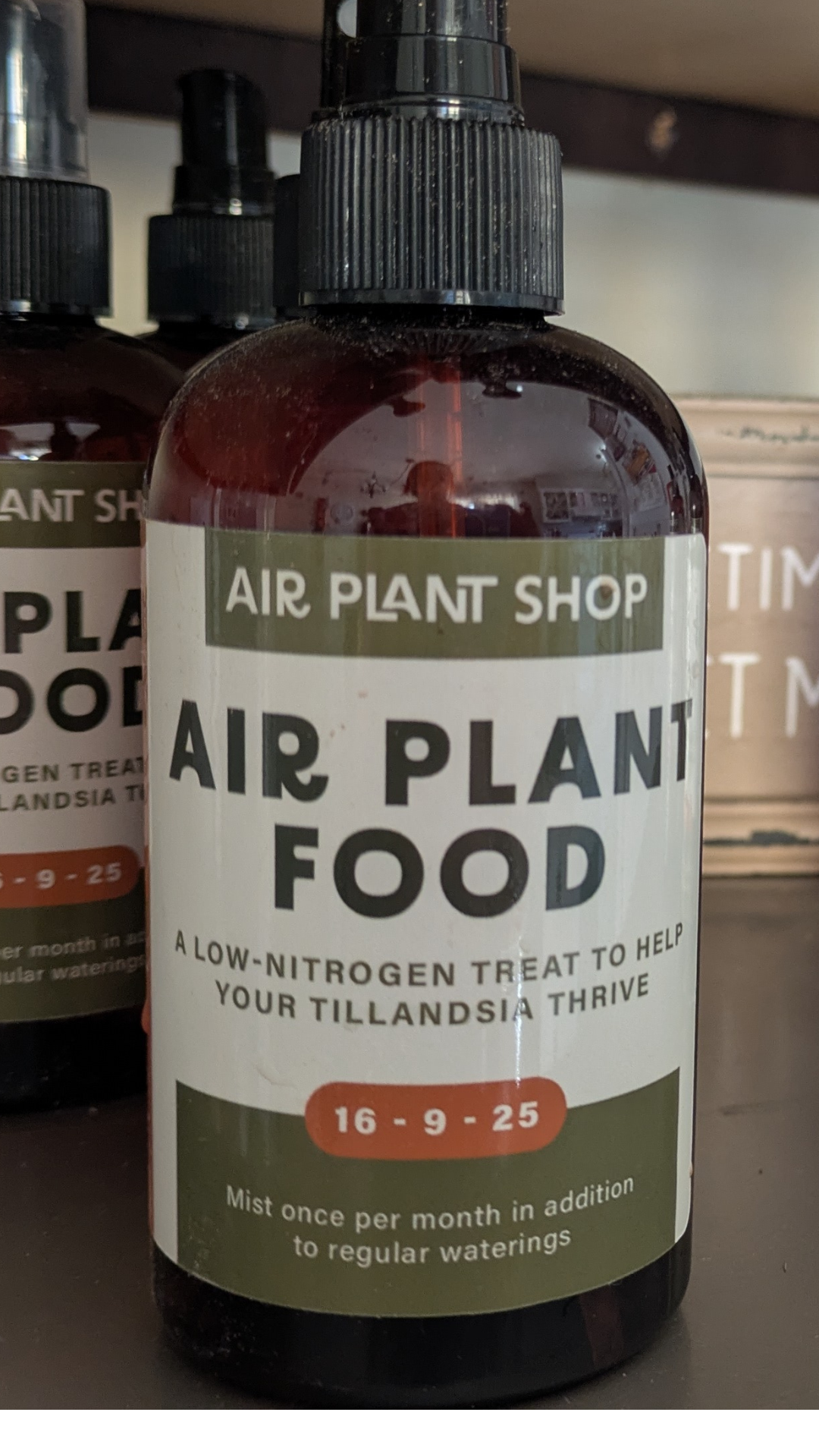 Air Plant Tillandsia Fertilizer 8oz Spray Bottle